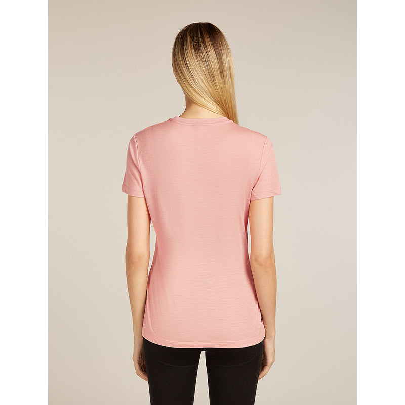 Icebreaker Women's Merino 150 Tech Lite Short Sleeve T-Shirt Sunrise Summit