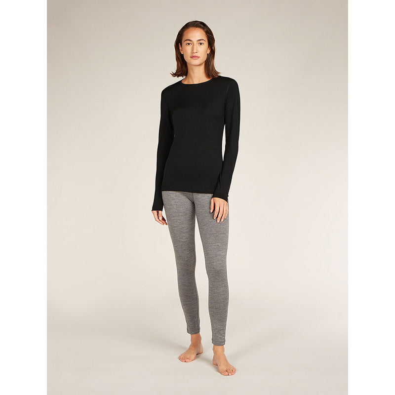Icebreaker Women's Merino 200 Oasis Long Sleeve Crew Thermal Top