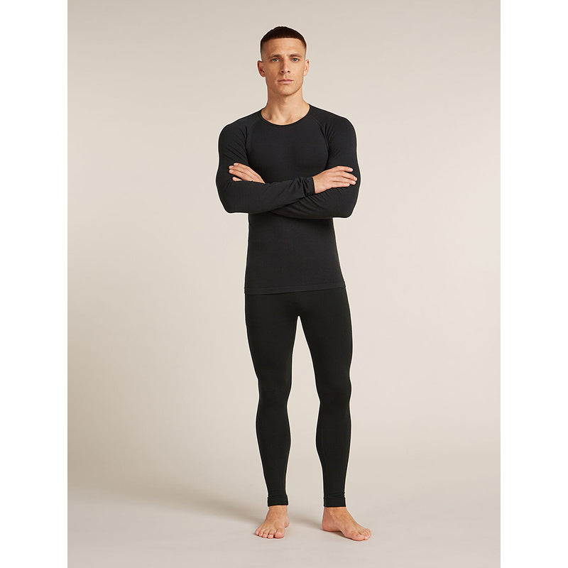 Icebreaker Men's Merino Blend 260 ZoneKnit™ Seamless Long Sleeve Crew Thermal Top