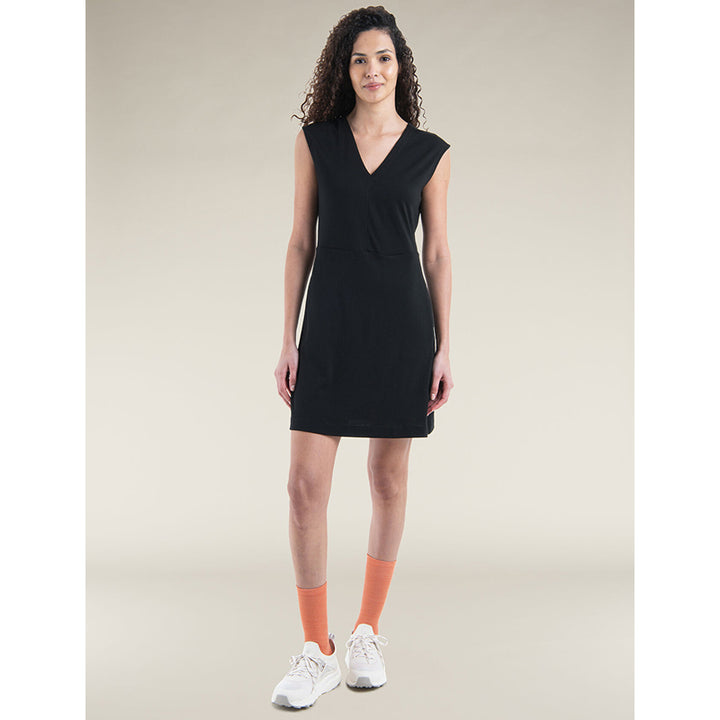 Icebreaker Women Merino 200 Granary Sleeveless V Neck Dress