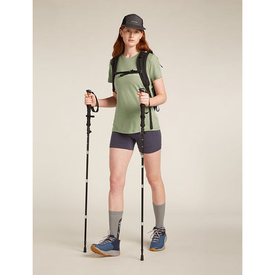 T-shirt Icebreaker Women Merino 150 Tech Lite SS Single Line Camp