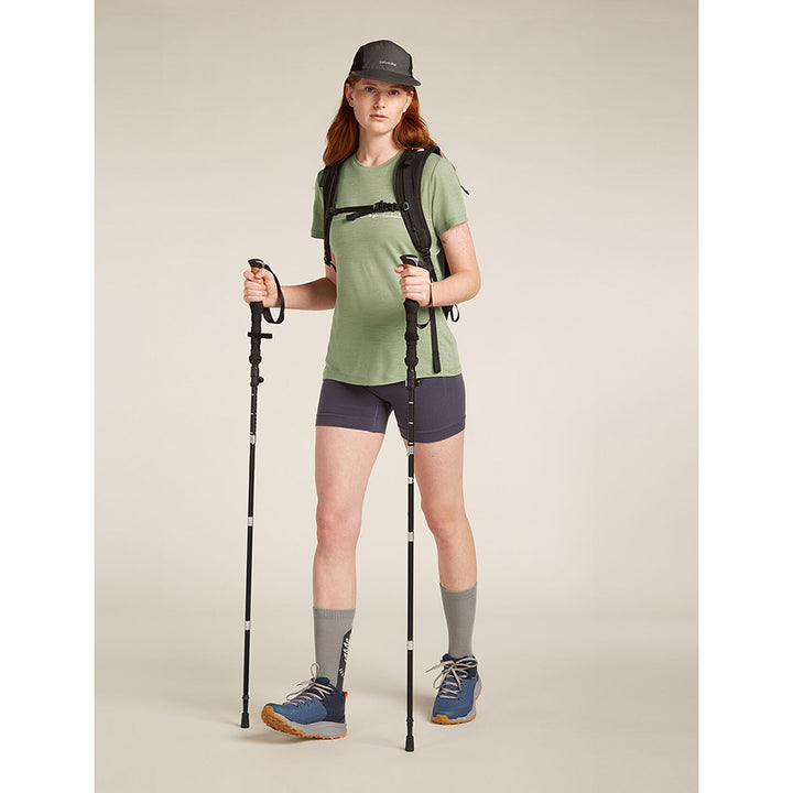 Icebreaker Women Merino 150 Tech Lite SS Tee Single Line Camp