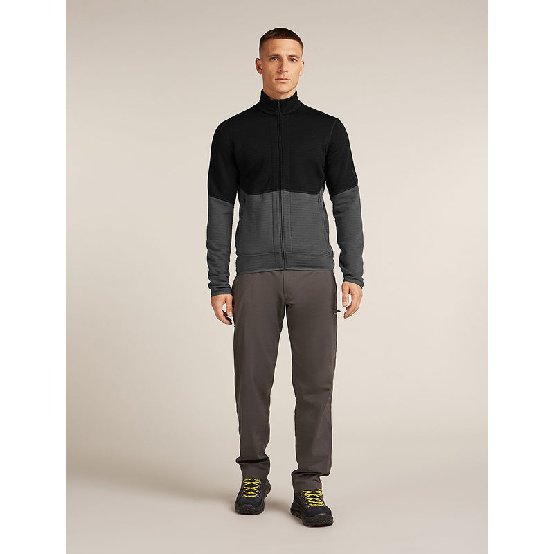 Icebreaker Men's Merino 400 RealFleece™ Descender Long Sleeve Zip Jacket