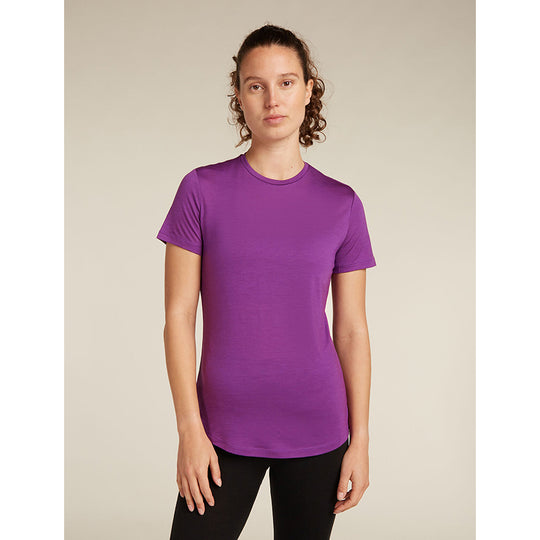 T-shirt à manches courtes Icebreaker pour femme, mélange mérinos 125 Cool-Lite Sphere,