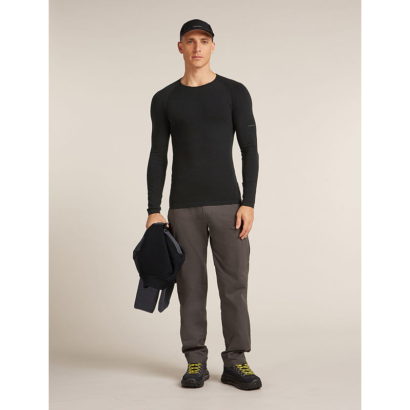 Icebreaker Men's Merino Blend 260 ZoneKnit™ Seamless Long Sleeve Crew Thermal Top
