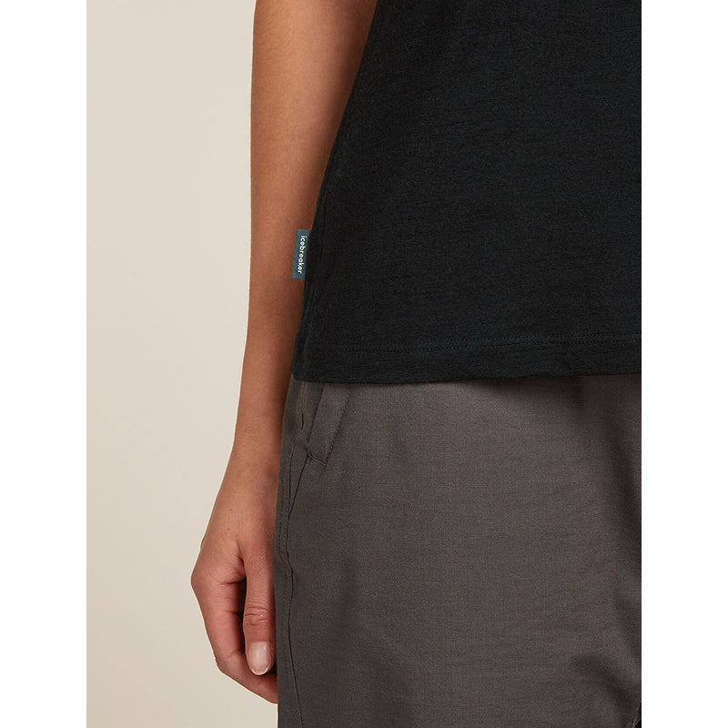 Icebreaker Women's Merino 150 Tech Lite Short Sleeve T-Shirt IB Wordmark