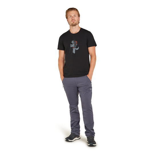 T-shirt à manches courtes Icebreaker Merino Central Classic pour homme Tech Head