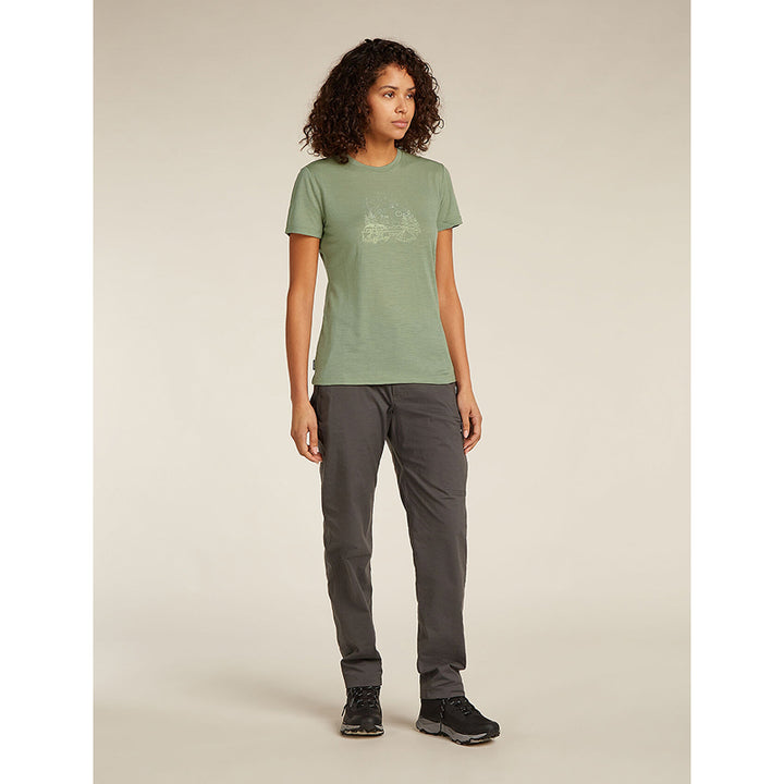 Icebreaker Women Merino 150 Tech Lite SS Tee Van Camp