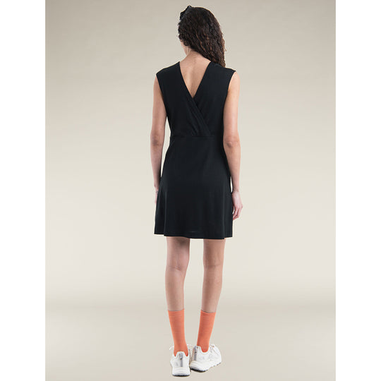 Icebreaker Robe Merino 200 Granary sans manches à col en V pour femme