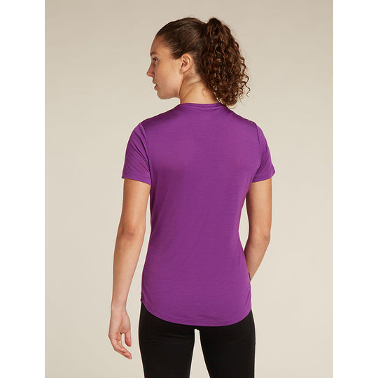 T-shirt à manches courtes Icebreaker pour femme, mélange mérinos 125 Cool-Lite Sphere,