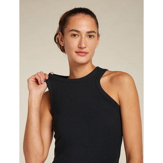 Icebreaker Women Merino Blend Rib Lotus Tank