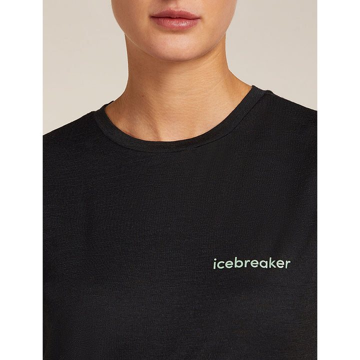 Icebreaker Women's Merino 150 Tech Lite Short Sleeve T-Shirt IB Wordmark