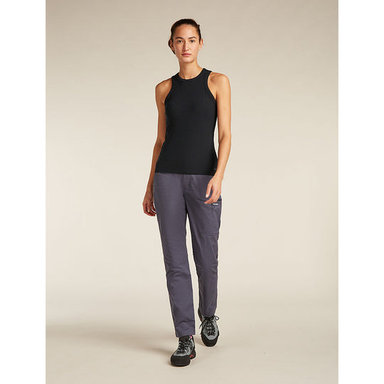 Icebreaker Women Merino Blend Rib Lotus Tank