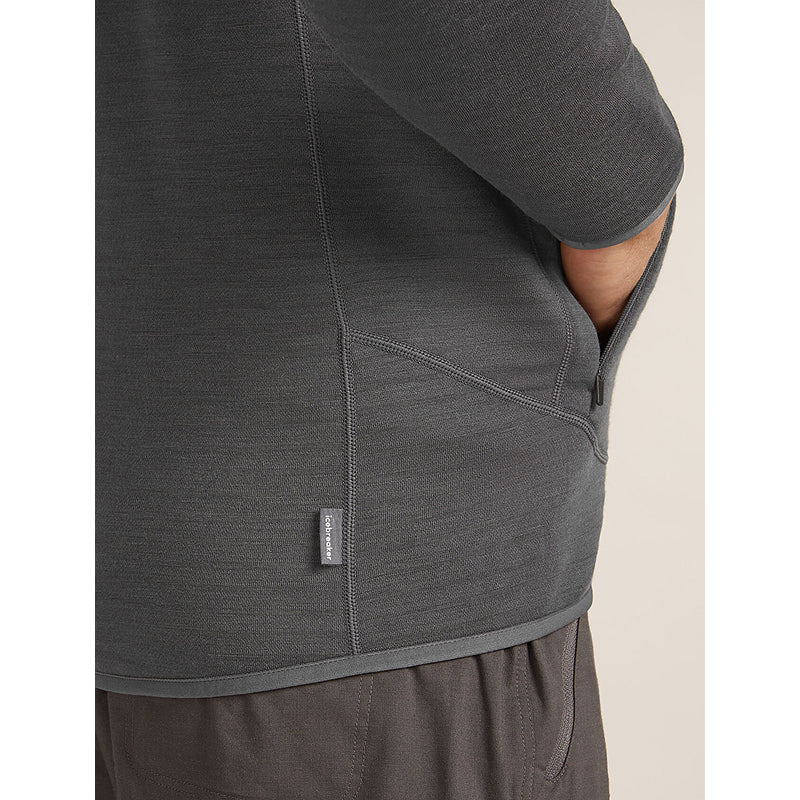 Icebreaker Men's Merino 400 RealFleece™ Descender Long Sleeve Zip Jacket
