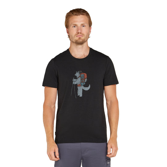 T-shirt à manches courtes Icebreaker Merino Central Classic pour homme Tech Head