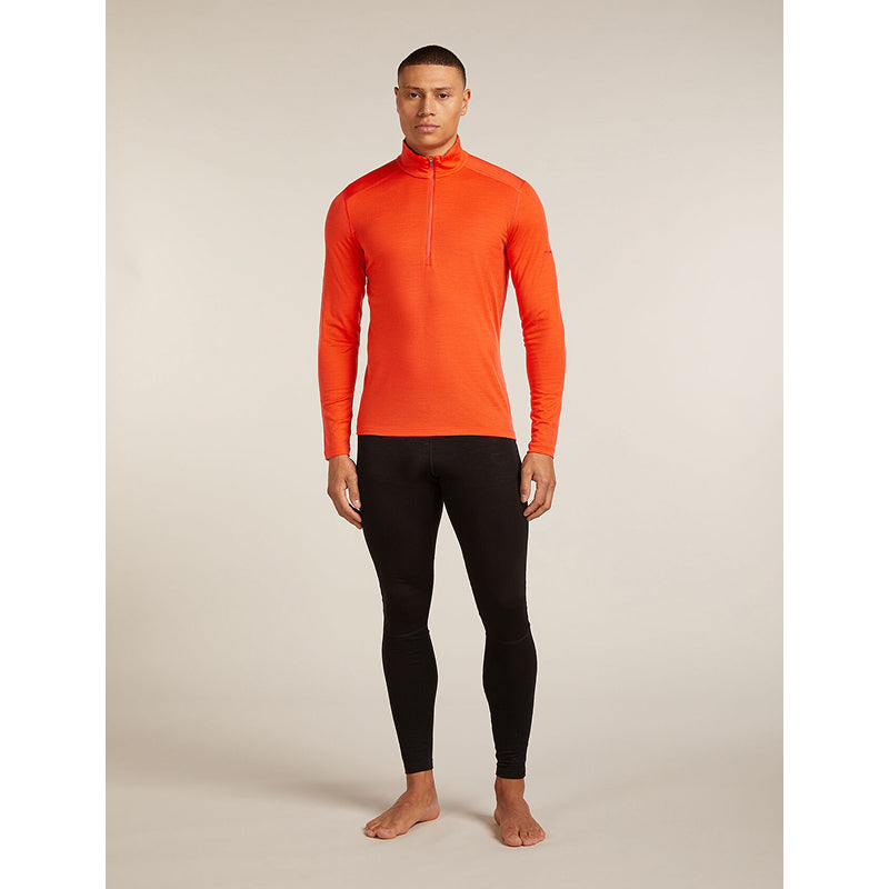 Icebreaker Men's Merino 200 Oasis Long Sleeve Half Zip Thermal Top