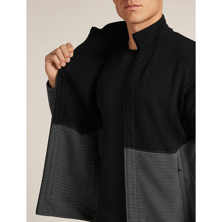 Icebreaker Men's Merino 400 RealFleece™ Descender Long Sleeve Zip Jacket