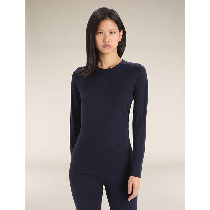Icebreaker Women's Merino 200 Oasis Long Sleeve Crew Thermal Top