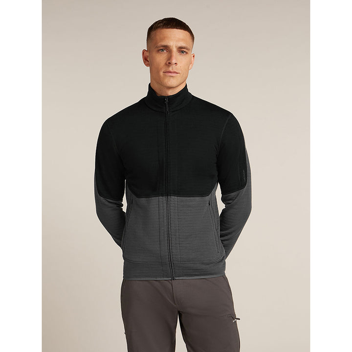 Icebreaker Men's Merino 400 RealFleece™ Descender Long Sleeve Zip Jacket