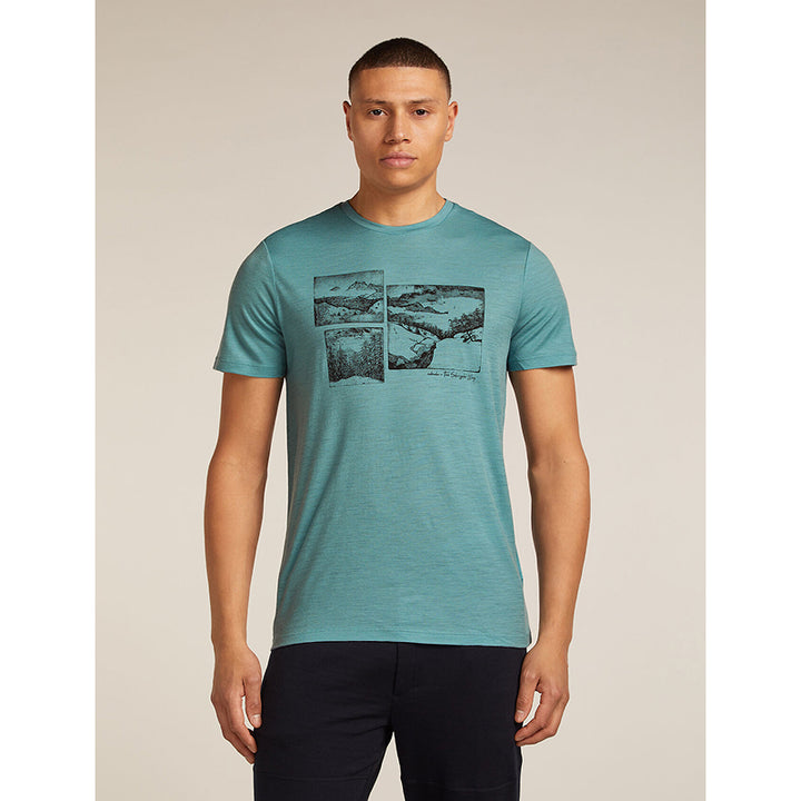 Icebreaker Men's Merino 150 Tech Lite Short Sleeve T-Shirt The Climb