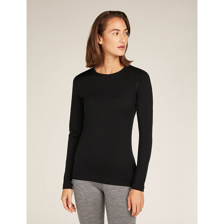 Icebreaker Women's Merino 200 Oasis Long Sleeve Crew Thermal Top