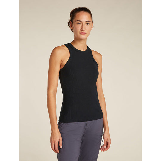 Icebreaker Women Merino Blend Rib Lotus Tank