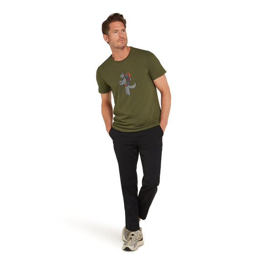 T-shirt à manches courtes Icebreaker Merino Central Classic pour homme Tech Head