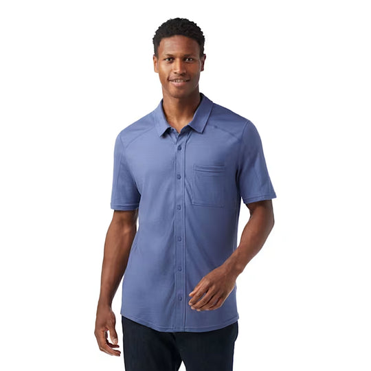 SmartWool Chemise boutonnée à manches courtes pour homme 