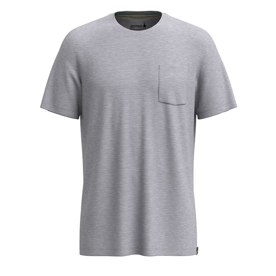 T-shirt à manches courtes et poche Smartwool pour homme, mélange mérinos et chanvre