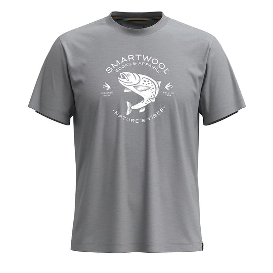 T-shirt graphique à manches courtes Smartwool Pêche à la truite