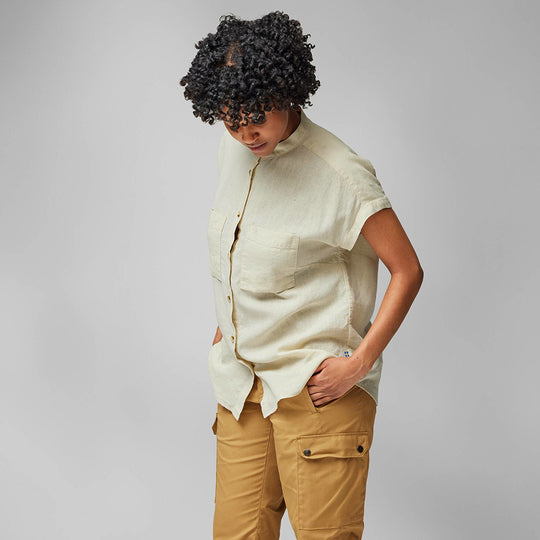 Fjällräven Övik Chanvre Chemise à manches courtes Femme