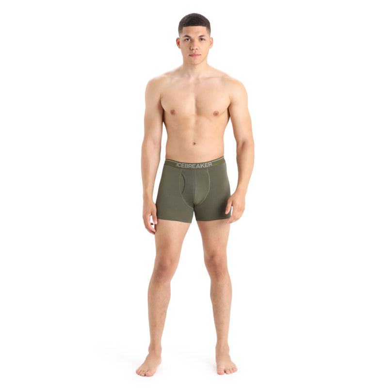 Ice Breaker Men's Anatomica Boxers with Fly