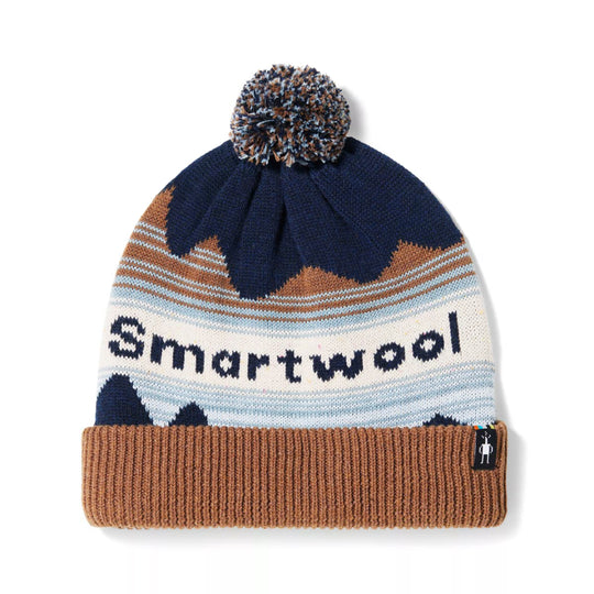 Bonnet POM en tricot à motif d&