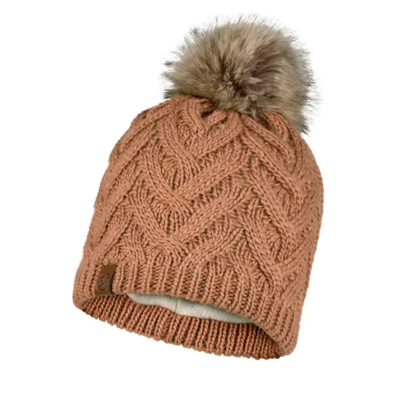 Buff Knitted & Polar Fleece Caryn Hat
