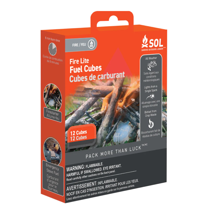 SOL Fire Lite Fuel Cubes in Box