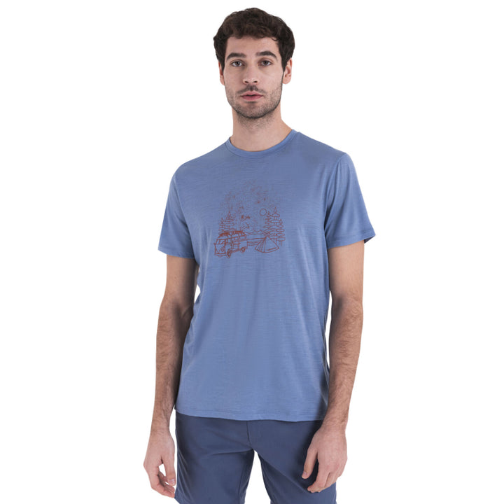 T-shirt à manches courtes Ice Breaker Men Merino 150 Tech Lite III - Van Camp