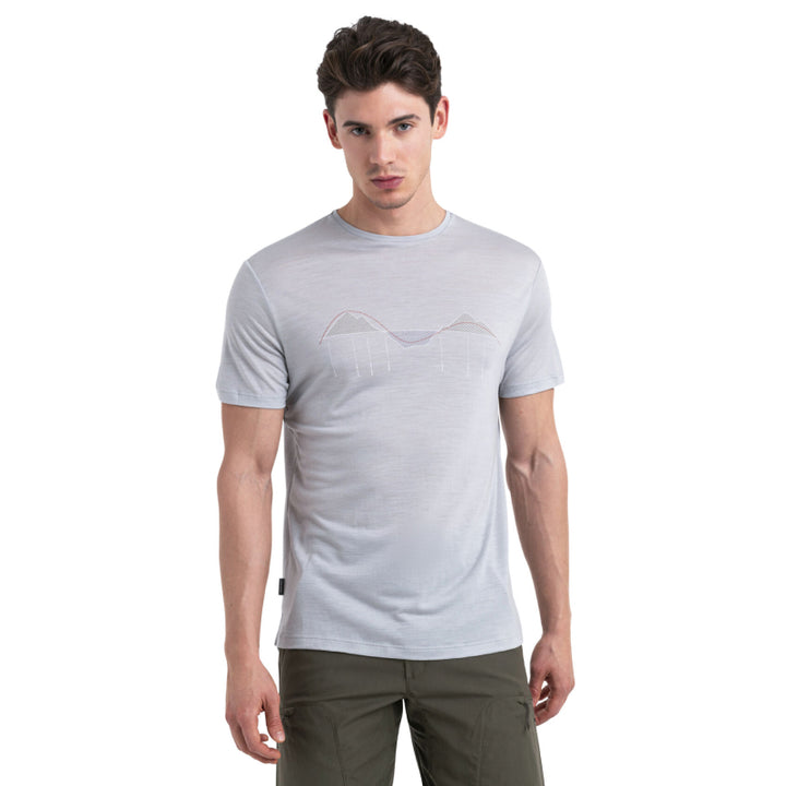 T-shirt à manches courtes Ice Breaker Men Merino 125 Cool-Lite Sphere III - Trail Climb