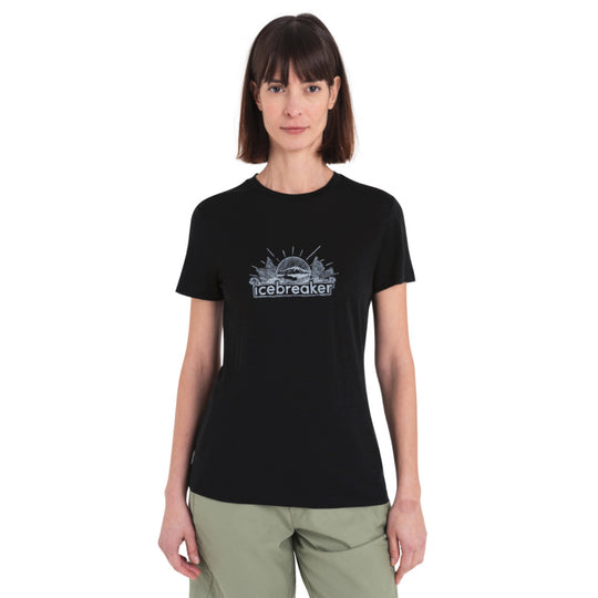T-shirt à manches courtes Icebreaker Merino 150 Tech Lite III pour femme - Grown Naturally
