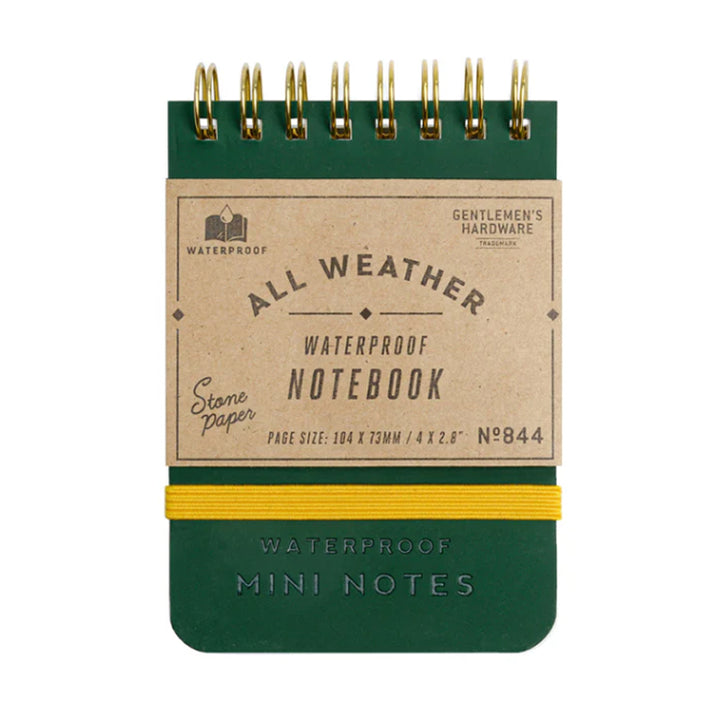 Gentlemen's Hardware Pocket Waterproof Notebook