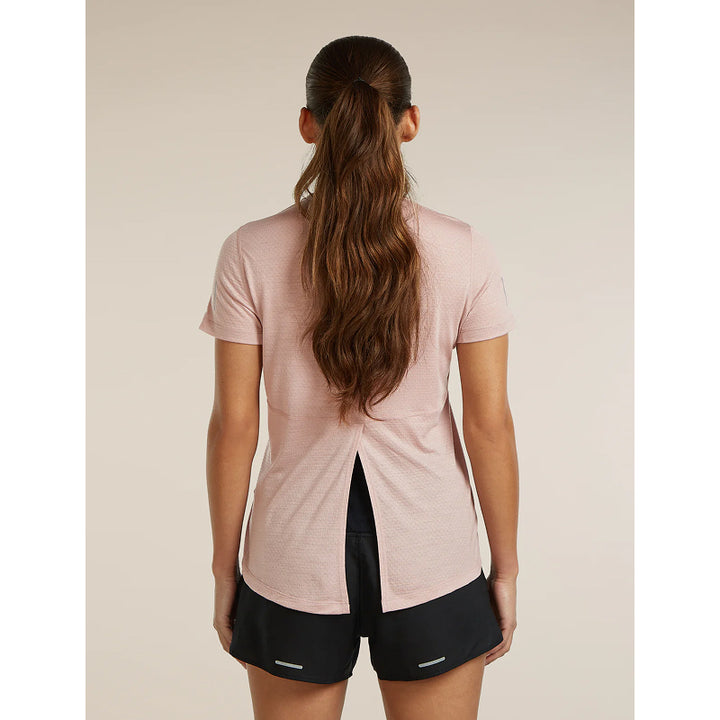 Ice Breaker Women Merino Blend 125 Cool-Lite Speed Short Sleeve Slit Back Tee