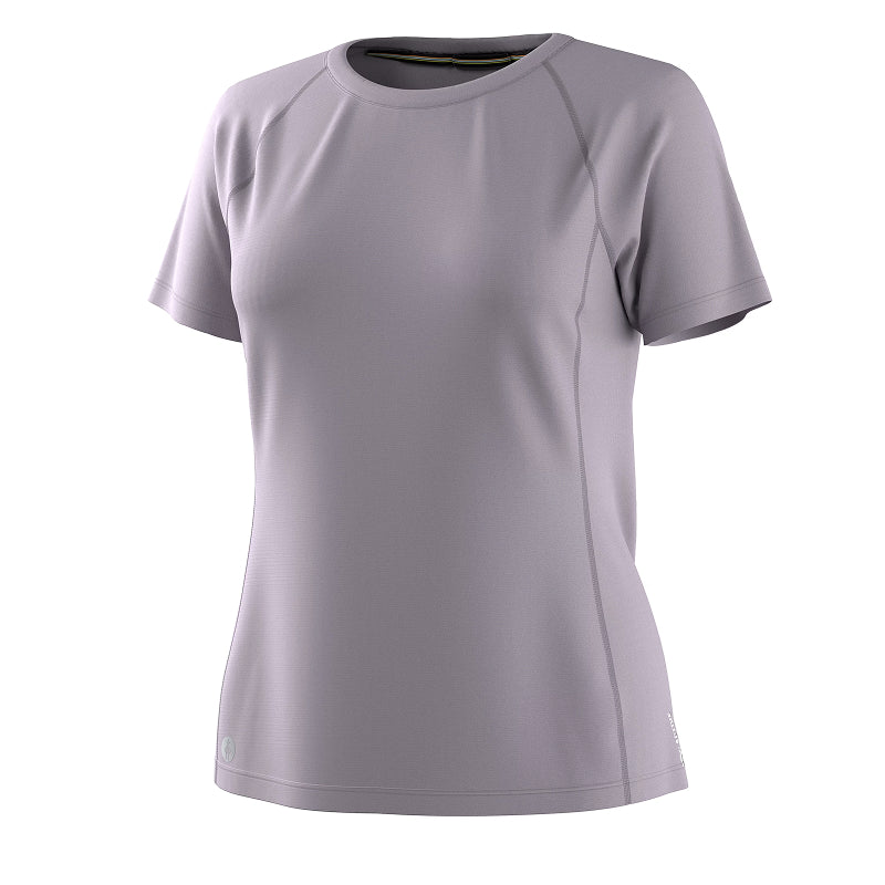 Gray short-sleeve shirt on a white background