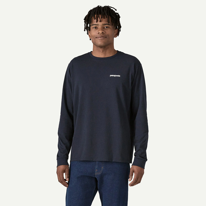Patagonia Men's Long-Sleeved P-6 Logo Responsibili-Tee