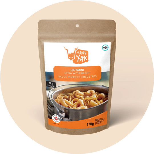 Happy Yak Linguini Rosa with Shrimp 1 Serving