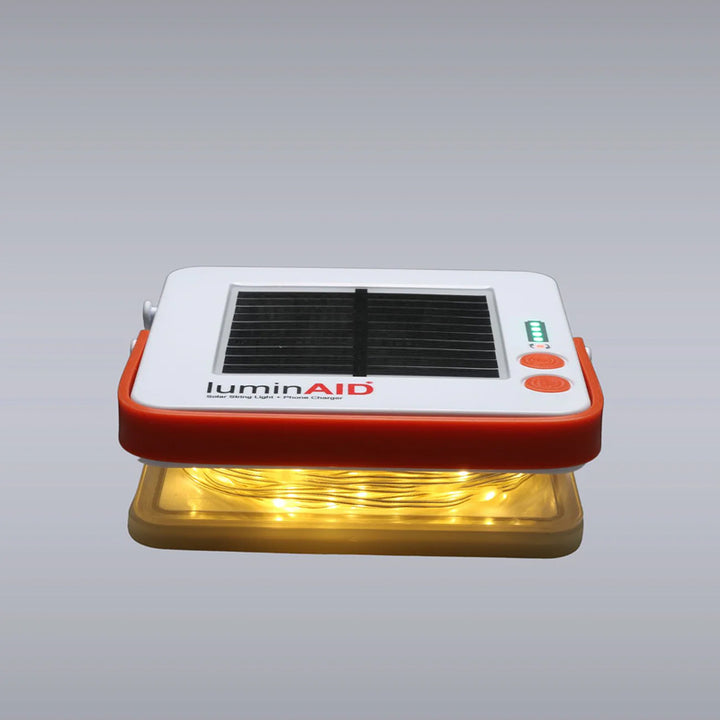 LuminAID Solar String Light with Phone Charger