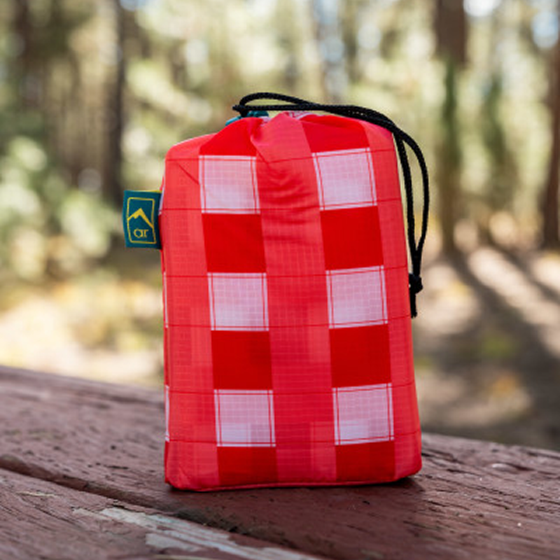 Adventure Ready Windproof Picnic Table Cover - Red Gingham