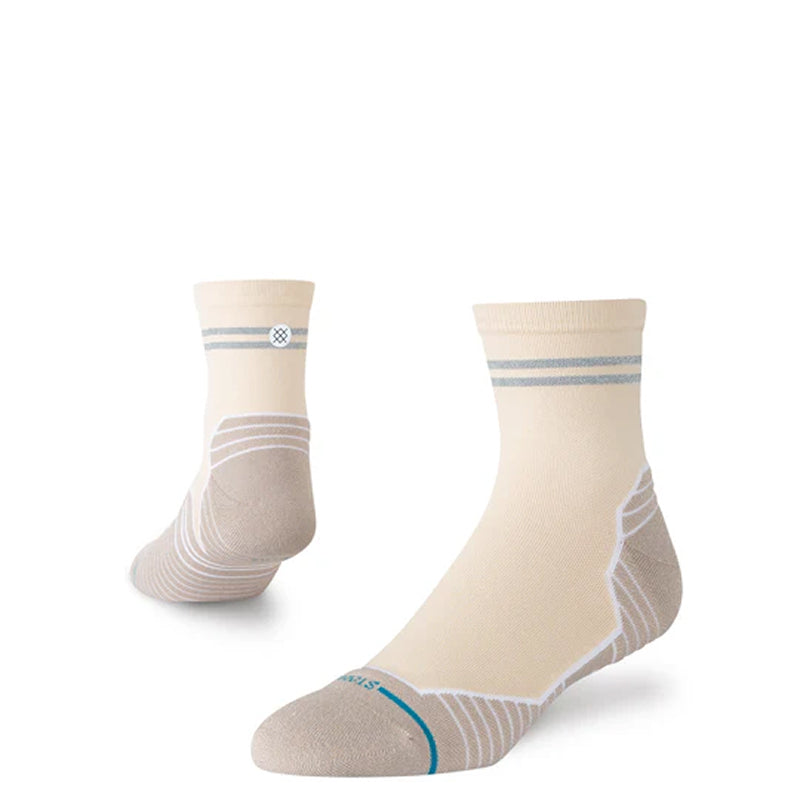 Stance Run Reflector Light Quarter Socks