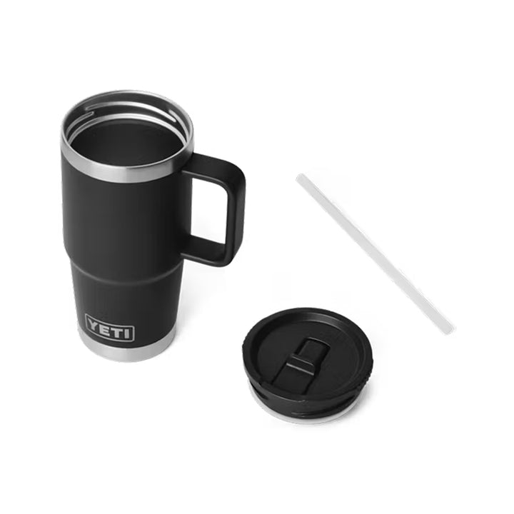 Mug de voyage Yeti Rambler de 590 ml avec couvercle à paille assorti