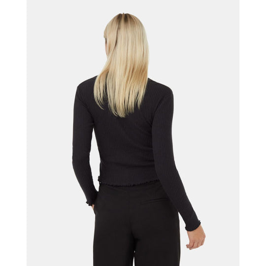 T-shirt à manches longues côtelé bord-côte Tentree pour femme