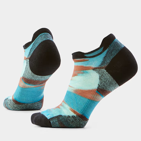 SmartWool Run Targeted Cushion Chaussettes basses à imprimé brossé pour femmes
