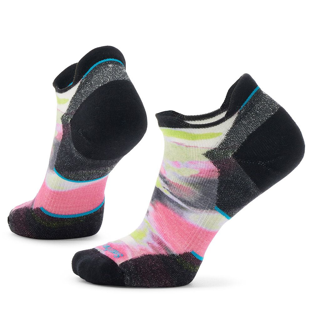SmartWool Women's Run Targeted Cushion Brushed Print Low Ankle Socks